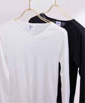 【ジャーナルスタンダード/JOURNAL STANDARD】の別注【MILLER/ミラー】 for JOURNAL STANDARD VネックリブL/S T 人気、トレンドファッション・服の通販 founy(ファニー) ファッション Fashion レディースファッション Fashion for Women トップス・カットソー Cut & Sew Tops Vネックトップス V-Neck Tops / V-Cut Neckline Shirts 2025年 2025 2025-2026秋冬・A/W Autumn/Winter 2025–26 AW25–26 別注 Limited Edition, Custom Order |ID:prp329100004684999