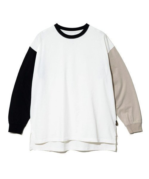 【ゴースローキャラバン/go slow caravan】のCUBE SUGAR/キューブシュガー 20/-OE天竺BigロンTEE (WOMENS) インテリア・キッズ・メンズ・レディースファッション・服の通販 founy(ファニー) 　ファッション　Fashion　レディースファッション　Fashion for Women　トップス・カットソー　Cut & Sew Tops　ロングTシャツ・Tシャツ　Longline T-Shirts & Tees　ビッグ　Big, Oversized　ベスト　Vest, Waistcoat　ベーシック　Basic, Essential　無地　Plain, Solid Color　クレイジー1|ID: prp329100004685000 ipo3291000000033833402