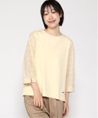 【クロコダイル/CROCODILE】のスノーコットン ドッキング カットソー 人気、トレンドファッション・服の通販 founy(ファニー) ファッション Fashion レディースファッション Fashion for Women トップス・カットソー Cut & Sew Tops カットソー・ベーシックTシャツ Cut-and-Sewn Tops / Stretch Tees & Basics カットソー Cut and Sewn Top ドッキング Docking, Mixed Material thumbnail クリーム|ID: prp329100004685024 ipo3291000000033833588