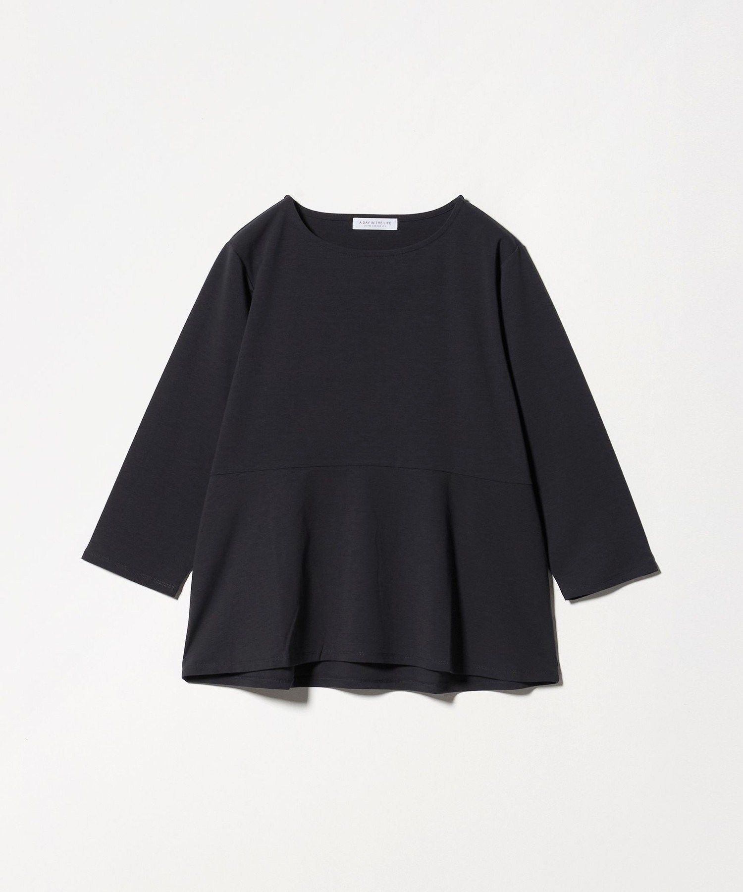 【ユナイテッドアローズ/UNITED ARROWS】のポンチ ペプラムカットソー A DAY IN THE LIFE 人気、トレンドファッション・服の通販 founy(ファニー) 　ファッション　Fashion　レディースファッション　Fashion for Women　トップス・カットソー　Cut & Sew Tops　カットソー・ベーシックTシャツ　Cut-and-Sewn Tops / Stretch Tees & Basics　カットソー　Cut and Sewn Top　シンプル　Simple, Minimal　テーパード　Tapered, Tapered Pants　バランス　Balance, Style Balance　ペプラム　Peplum, Flared Hem　ビジネス 仕事 通勤　Business / Work / Commuting　洗える　Machine Washable　 other-1|ID: prp329100004685038 ipo3291000000033833697