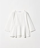 【ユナイテッドアローズ/UNITED ARROWS】のポンチ ペプラムカットソー A DAY IN THE LIFE OFF WHITE|ID: prp329100004685038 ipo3291000000033833701