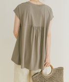 【アイテムズアーバンリサーチ/ITEMS URBAN RESEARCH】のバックティアードフレンチTシャツ L.KHK|ID: prp329100004685039 ipo3291000000033833702