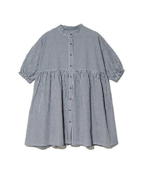 【ゴースローキャラバン/go slow caravan】のCOLORK/カラック ギンガムチェックギャザーチュニック (WOMENS) インテリア・キッズ・メンズ・レディースファッション・服の通販 founy(ファニー) https://founy.com/ ファッション Fashion レディースファッション Fashion for Women トップス・カットソー Cut & Sew Tops ギャザー Gathered, Ruffled ギンガム Gingham, Gingham Fabric クラシカル Classical, Vintage-Inspired シンプル Simple, Minimal チェック Check, Plaid, Tartan チュニック Tunic, Long Top |ID: prp329100004685056 ipo3291000000033833897