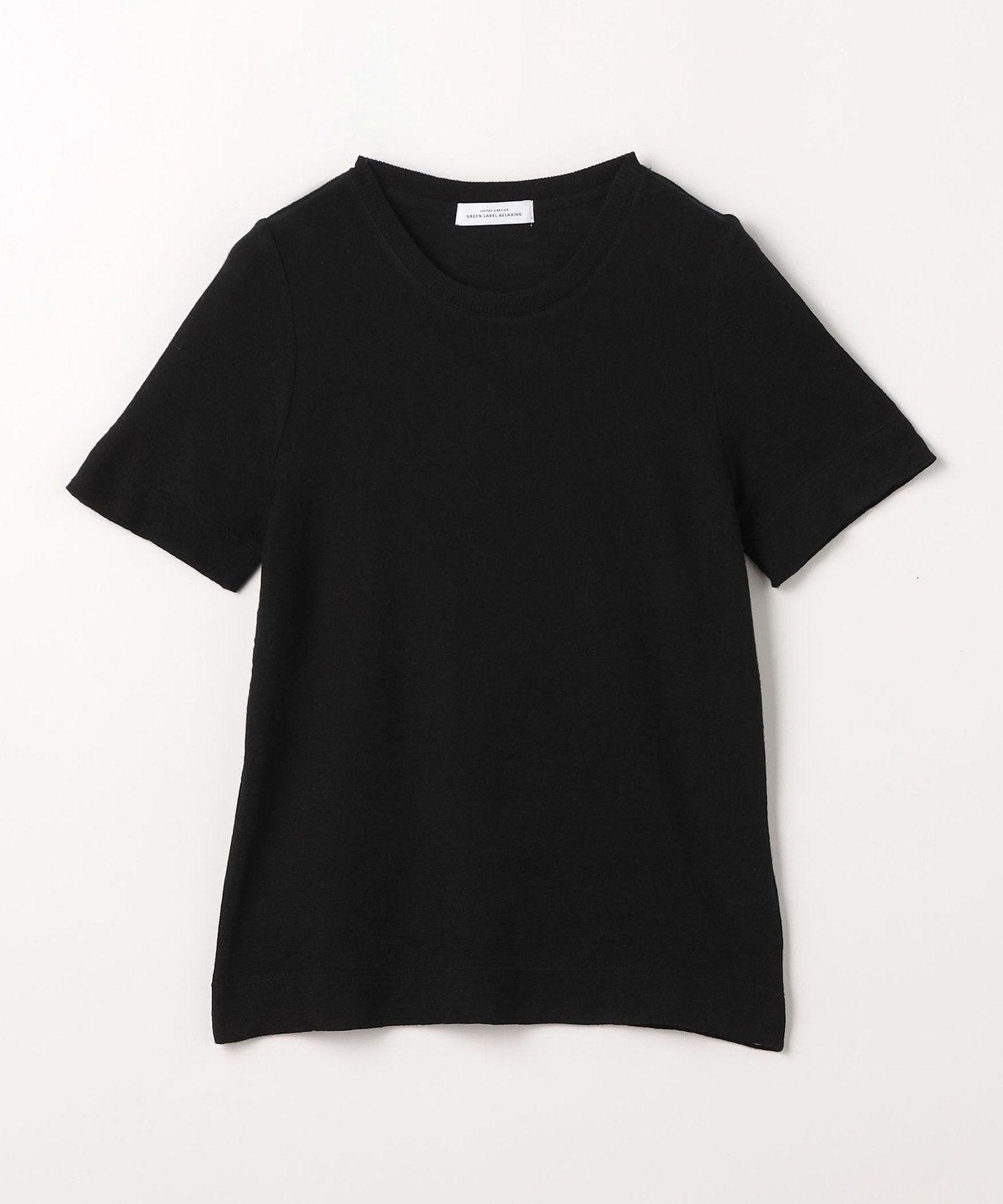 【ユナイテッドアローズ/UNITED ARROWS】のスラブウール 5分袖 プルオーバー カットソー インテリア・キッズ・メンズ・レディースファッション・服の通販 founy(ファニー) 　ファッション　Fashion　レディースファッション　Fashion for Women　トップス・カットソー　Cut & Sew Tops　カジュアルプルオーバー・ニットトップス　Pullovers & Knit Tops / Casual Pullovers　カットソー・ベーシックTシャツ　Cut-and-Sewn Tops / Stretch Tees & Basics　インナー　Innerwear　カットソー　Cut and Sewn Top　ジャケット　Jacket, Outerwear　トレンド　Trend, Trending Now　フィット　Fit, Slim Fit　ベーシック　Basic, Essential　ボトム　Bottoms, Lower Wear　ロング　Long, Long-Length　エレガント 上品　Elegant　BLACK|ID: prp329100004685061 ipo3291000000033833922