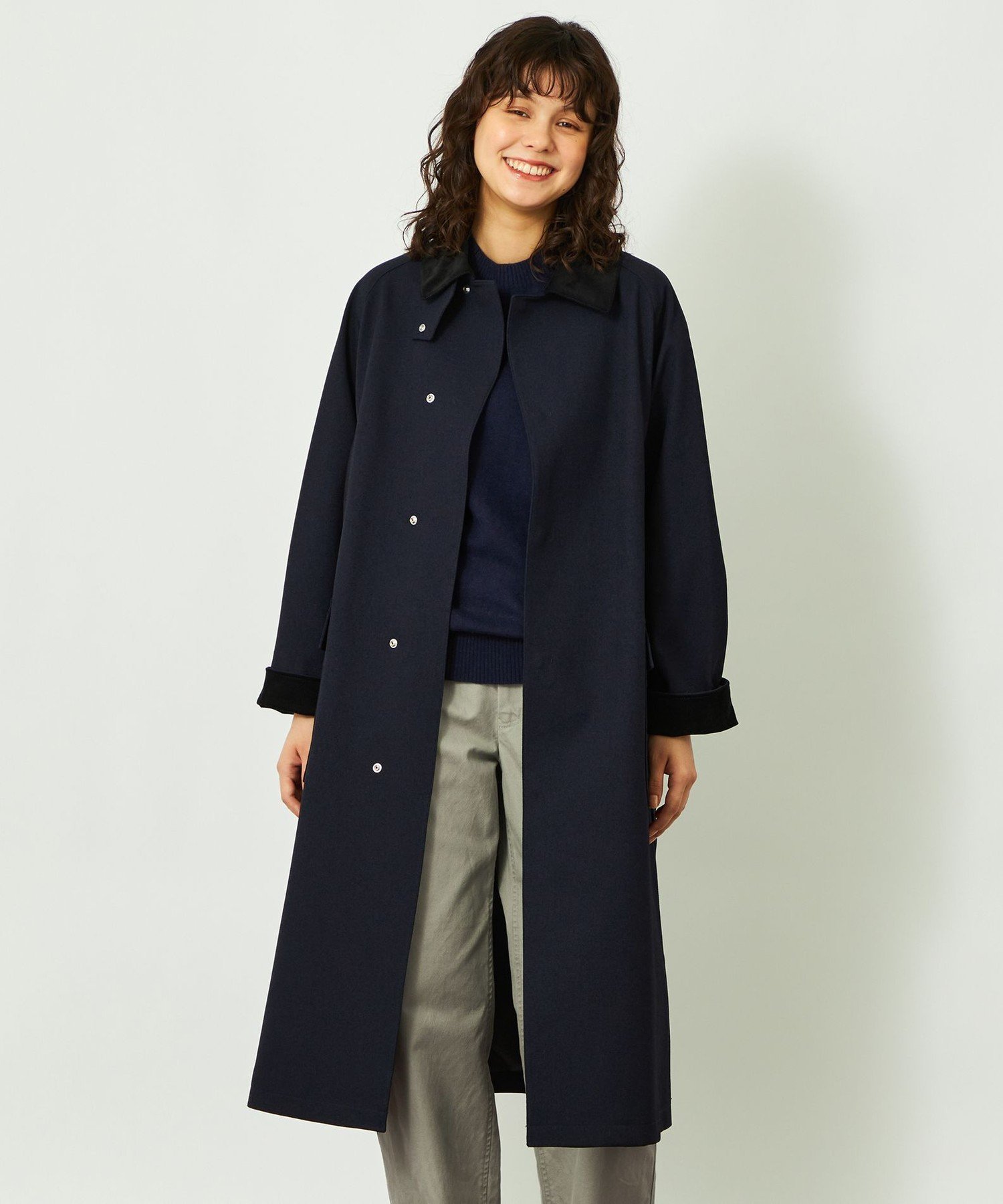 【マッキントッシュ フィロソフィー/MACKINTOSH PHILOSOPHY】のGREY LABEL 【SOMERFORD LONG(サマーフォード ロング)】 インテリア・キッズ・メンズ・レディースファッション・服の通販 founy(ファニー) 　ファッション　Fashion　レディースファッション　Fashion for Women　春　Spring　秋　Autumn　クラシック　Classic, Timeless Style　コレクション　Collection, Seasonal Line　コーデュロイ　Corduroy, Cord Fabric　サマー　Summer, Summer Style　ショート　Short, Short Length　シルバー　Silver, Metallic Silver　スリット　Slit, Slit Detail　スリーブ　Sleeve, Long Sleeve / Short Sleeve　ポケット　Pocket, Pocket Detail　ミドル　Middle Length, Mid Height　ロング　Long, Long-Length　冬　Winter / This Winter　A/W・秋冬　Autumn/Winter　おすすめ　Recommended / Our Picks　ネイビー|ID: prp329100004685070 ipo3291000000034224172