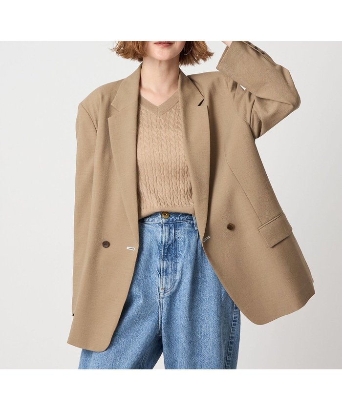 【ユナイテッドアローズ/UNITED ARROWS】のconte ダブル テーラードジャケット インテリア・キッズ・メンズ・レディースファッション・服の通販 founy(ファニー) https://founy.com/ ファッション Fashion レディースファッション Fashion for Women アウター Coat / Outerwear Collection レディースジャケット・軽アウター Jackets テーラードジャケット / 通勤・きれいめスタイル Tailored Jackets & Blazers おすすめ Recommended / Our Picks ジャケット Jacket, Outerwear ダブル Double, Double-Breasted マニッシュ Mannish, Boyish リラックス Relax, Relaxed Fit |ID: prp329100004685073 ipo3291000000033833994
