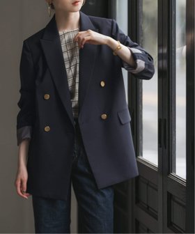 【ノーブル / スピック&スパン/NOBLE / Spick & Span】のエステルツイルピークドラペルジャケット 人気、トレンドファッション・服の通販 founy(ファニー) ファッション Fashion レディースファッション Fashion for Women アウター Coat / Outerwear Collection レディースジャケット・軽アウター Jackets カットソー Cut and Sewn Top ジャケット Jacket, Outerwear ストレッチ Stretch, Stretchy Fabric セットアップ Set-Up, Coordinated Outfit ノースリーブ Sleeveless, No-Sleeve 定番 Standard, Basic Item |ID:prp329100004685082
