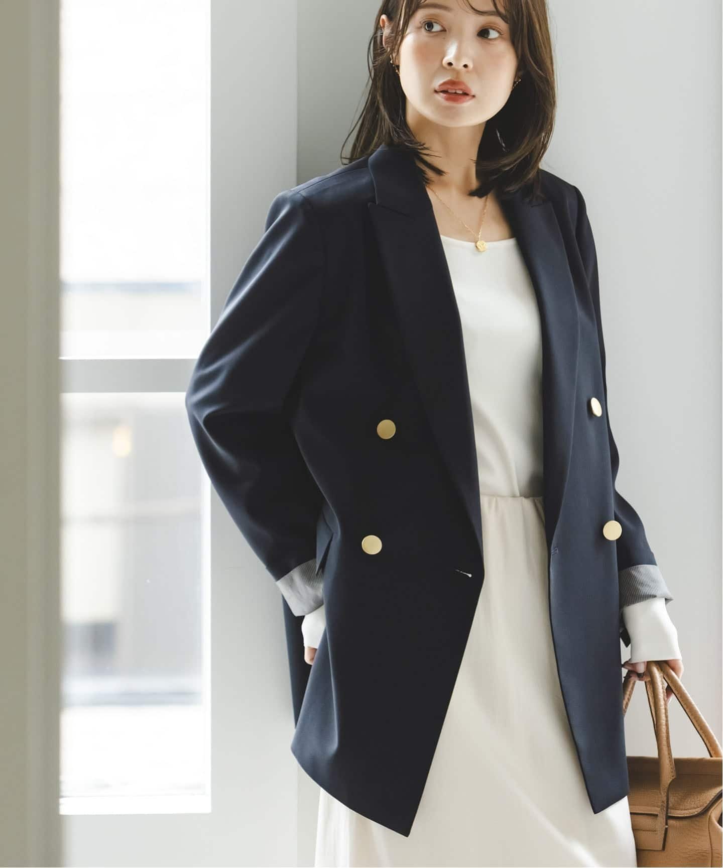 【ノーブル / スピック&スパン/NOBLE / Spick & Span】のエステルツイルピークドラペルジャケット 人気、トレンドファッション・服の通販 founy(ファニー) 　ファッション　Fashion　レディースファッション　Fashion for Women　アウター　Coat / Outerwear Collection　レディースジャケット・軽アウター　Jackets　カットソー　Cut and Sewn Top　ジャケット　Jacket, Outerwear　ストレッチ　Stretch, Stretchy Fabric　セットアップ　Set-Up, Coordinated Outfit　ノースリーブ　Sleeveless, No-Sleeve　定番　Standard, Basic Item　 other-1|ID: prp329100004685082 ipo3291000000034599858