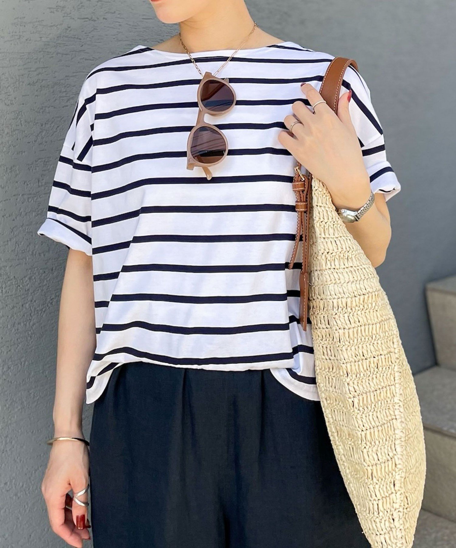 【ノーリーズ/NOLLEY'S】のMY STANDARD Tシャツ インテリア・キッズ・メンズ・レディースファッション・服の通販 founy(ファニー) 　ファッション　Fashion　レディースファッション　Fashion for Women　トップス・カットソー　Cut & Sew Tops　シャツ・ブラウス・オフィスカジュアル　Elegant Blouses & Button-Ups　ロングTシャツ・Tシャツ　Longline T-Shirts & Tees　キャミワンピース　Cami Dress, Slip Dress　定番　Standard, Basic Item　人気　Popular, Best Seller　無地　Plain, Solid Color　リラックス　Relax, Relaxed Fit　ロング　Long, Long-Length　おすすめ　Recommended / Our Picks　夏　Summer　2025年　2025　2025春夏・S/S　Spring/Summer 2025 SS25　ホワイト系その他4|ID: prp329100004685083 ipo3291000000033834059