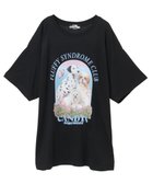 【キャンディストリッパー/Candy Stripper】のFLUFFY CLUB BIG TEE 人気、トレンドファッション・服の通販 founy(ファニー) ファッション Fashion レディースファッション Fashion for Women ビッグ Big, Oversized thumbnail BLACK|ID: prp329100004685100 ipo3291000000033834167