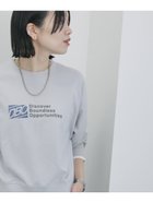 【サマンサモスモス/Samansa Mos2】のミニ裏毛アソートプリントプルオーバー グレー|ID: prp329100004685106 ipo3291000000033834203