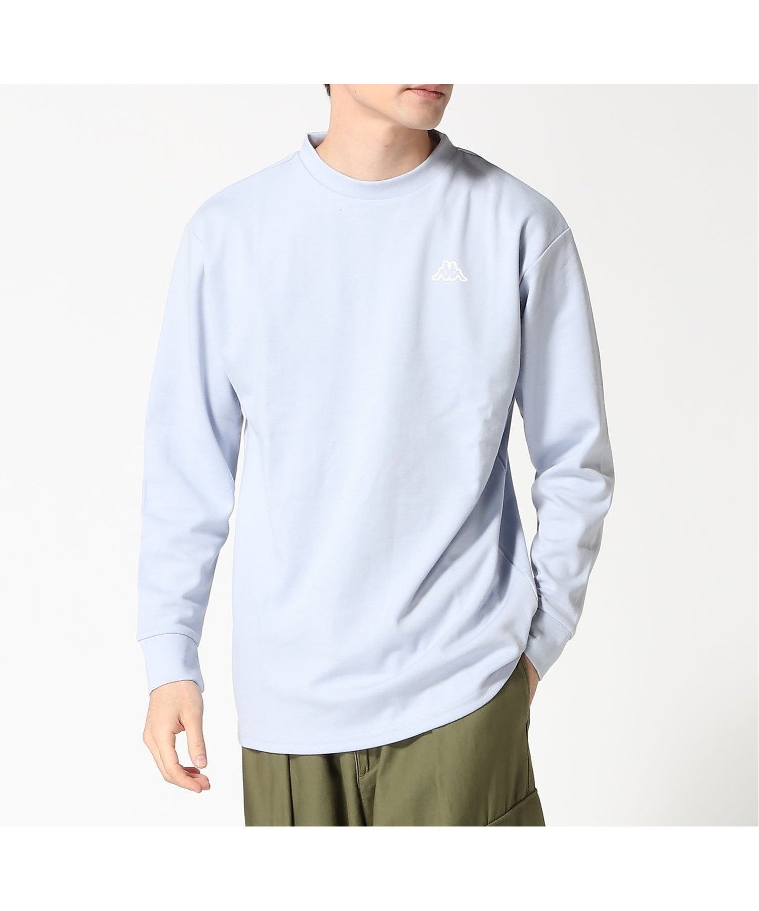 【ニッキー/nikki】のKappa/OS長袖Tシャツ インテリア・キッズ・メンズ・レディースファッション・服の通販 founy(ファニー) 　ファッション　Fashion　レディースファッション　Fashion for Women　トップス・カットソー　Cut & Sew Tops　シャツ・ブラウス・オフィスカジュアル　Elegant Blouses & Button-Ups　ロングTシャツ・Tシャツ　Longline T-Shirts & Tees　スリーブ　Sleeve, Long Sleeve / Short Sleeve　プリント　Print, Printed Pattern　ロング　Long, Long-Length　長袖　Long Sleeve, Full Sleeve　SAX|ID: prp329100004685107 ipo3291000000033834208