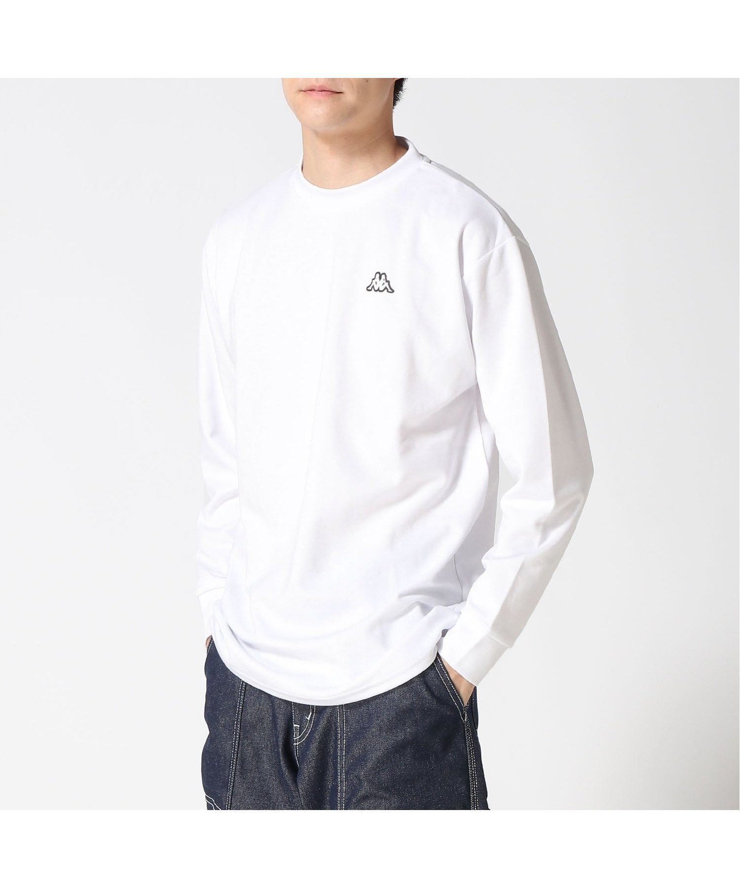 【ニッキー/nikki】のKappa/OS長袖Tシャツ インテリア・キッズ・メンズ・レディースファッション・服の通販 founy(ファニー) 　ファッション　Fashion　レディースファッション　Fashion for Women　トップス・カットソー　Cut & Sew Tops　シャツ・ブラウス・オフィスカジュアル　Elegant Blouses & Button-Ups　ロングTシャツ・Tシャツ　Longline T-Shirts & Tees　スリーブ　Sleeve, Long Sleeve / Short Sleeve　プリント　Print, Printed Pattern　ロング　Long, Long-Length　長袖　Long Sleeve, Full Sleeve　WT|ID: prp329100004685107 ipo3291000000033834209