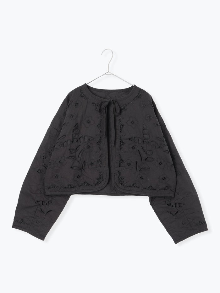 【サマンサモスモス/Samansa Mos2】の中綿カットワークキルトジャケット インテリア・キッズ・メンズ・レディースファッション・服の通販 founy(ファニー) https://founy.com/ ファッション Fashion レディースファッション Fashion for Women アウター Coat / Outerwear Collection レディースジャケット・軽アウター Jackets キルト Quilt, Quilted Fabric ジャケット Jacket, Outerwear パイピング Piping, Trim Design ワーク Workwear, Utility Style 秋 Autumn |ID: prp329100004685108 ipo3291000000033834221