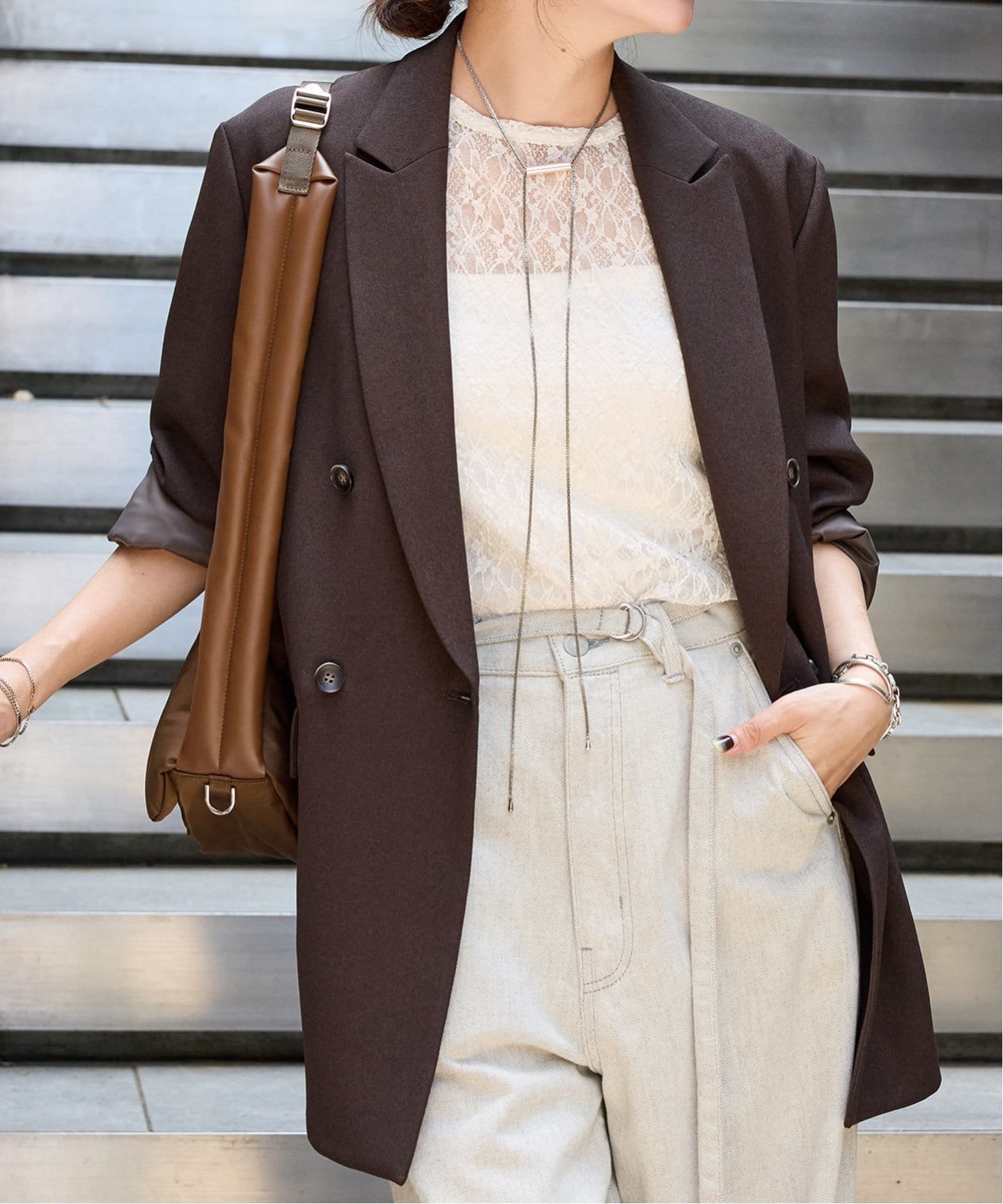 【ジャーナルスタンダード/JOURNAL STANDARD】の《追加》ウールライクストレッチジャケット インテリア・キッズ・メンズ・レディースファッション・服の通販 founy(ファニー) 　ファッション　Fashion　レディースファッション　Fashion for Women　アウター　Coat / Outerwear Collection　レディースジャケット・軽アウター　Jackets　2025年　2025　2025-2026秋冬・A/W　Autumn/Winter 2025–26 AW25–26　ブラウン|ID: prp329100004685115 ipo3291000000033834257