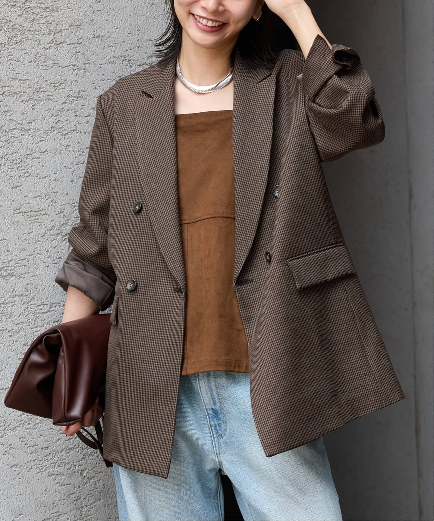 【ジャーナルスタンダード/JOURNAL STANDARD】の《追加》ウールライクストレッチジャケット インテリア・キッズ・メンズ・レディースファッション・服の通販 founy(ファニー) 　ファッション　Fashion　レディースファッション　Fashion for Women　アウター　Coat / Outerwear Collection　レディースジャケット・軽アウター　Jackets　2025年　2025　2025-2026秋冬・A/W　Autumn/Winter 2025–26 AW25–26　ブラウン A|ID: prp329100004685115 ipo3291000000033834258