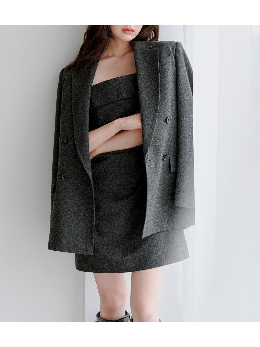 【スナイデル/SNIDEL】のオーバーサイズウールジャケット 人気、トレンドファッション・服の通販 founy(ファニー) 　ファッション　Fashion　レディースファッション　Fashion for Women　アウター　Coat / Outerwear Collection　レディースジャケット・軽アウター　Jackets　秋　Autumn　ジャケット　Jacket, Outerwear　ストレート　Straight, Straight Cut　トレンド　Trend, Trending Now　ハンド　Hand, Handmade　フラップ　Flap, Flap Pocket　ポケット　Pocket, Pocket Detail　おすすめ　Recommended / Our Picks　エレガント 上品　Elegant　 other-1|ID: prp329100004685132 ipo3291000000033834348