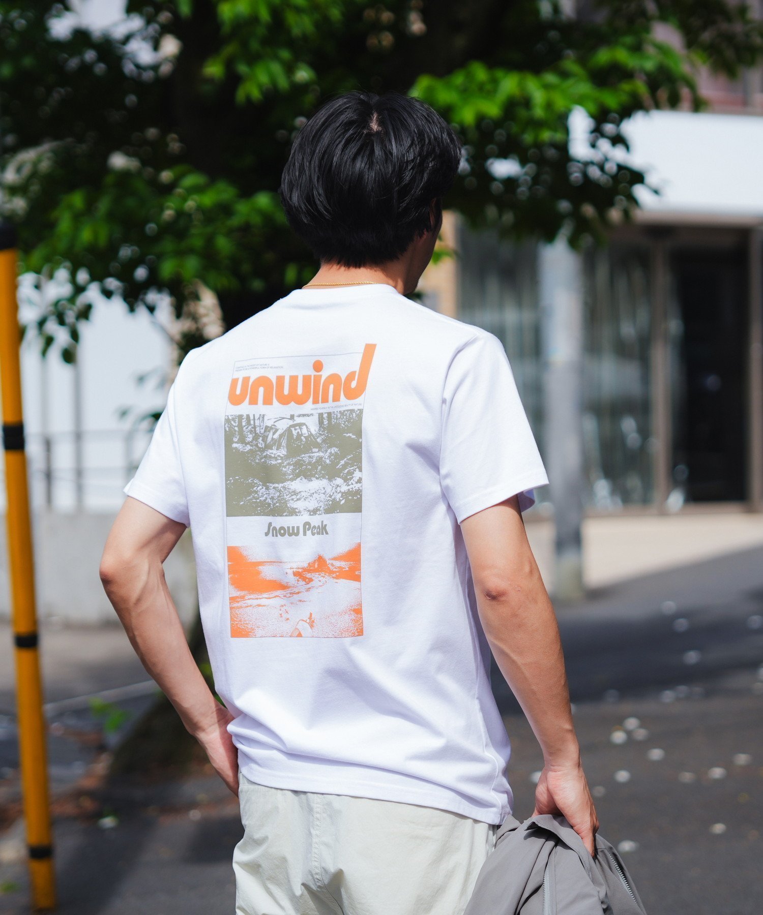 【スノーピーク/SNOW PEAK】のUnwind T-Shirt インテリア・キッズ・メンズ・レディースファッション・服の通販 founy(ファニー) 　ファッション　Fashion　レディースファッション　Fashion for Women　トップス・カットソー　Cut & Sew Tops　シャツ・ブラウス・オフィスカジュアル　Elegant Blouses & Button-Ups　ロングTシャツ・Tシャツ　Longline T-Shirts & Tees　春　Spring　グラフィック　Graphic, Graphic Design　吸水　Absorbent, Quick-Dry　スマート　Smart, Elegant　フィット　Fit, Slim Fit　フロント　Front, Front Design　リラックス　Relax, Relaxed Fit　S/S・春夏　SS, Spring/Summer, Warm Season　夏　Summer　2025年　2025　2025春夏・S/S　Spring/Summer 2025 SS25　WHITE|ID: prp329100004685136 ipo3291000000033834380