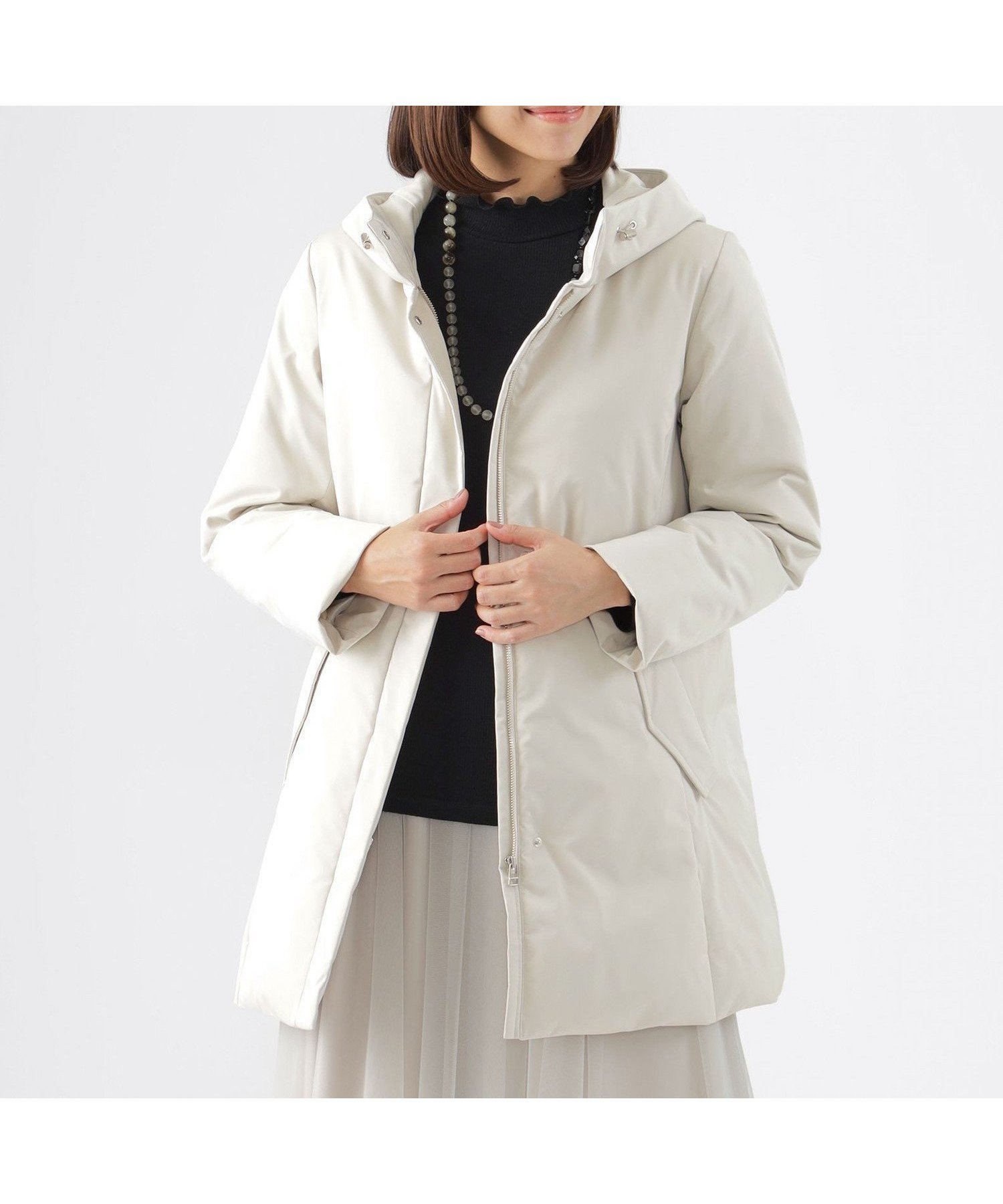 【トランスワーク/TRANS WORK】のナチュラルストレッチツイルダウンコート インテリア・キッズ・メンズ・レディースファッション・服の通販 founy(ファニー) 　ファッション　Fashion　レディースファッション　Fashion for Women　アウター　Coat / Outerwear Collection　コート・ロングコート・ピーコート　Long Coats, Peacoats & More　ダウンジャケット・軽量ダウン　Warm & Lightweight Down Jackets　ストレッチ　Stretch, Stretchy Fabric　ダウン　Down, Puffer　ツイル　Twist, Twisted Detail　冬　Winter / This Winter　抗菌　Antibacterial, Bacteria-Resistant　秋　Autumn　グレー|ID: prp329100004685140 ipo3291000000033834401