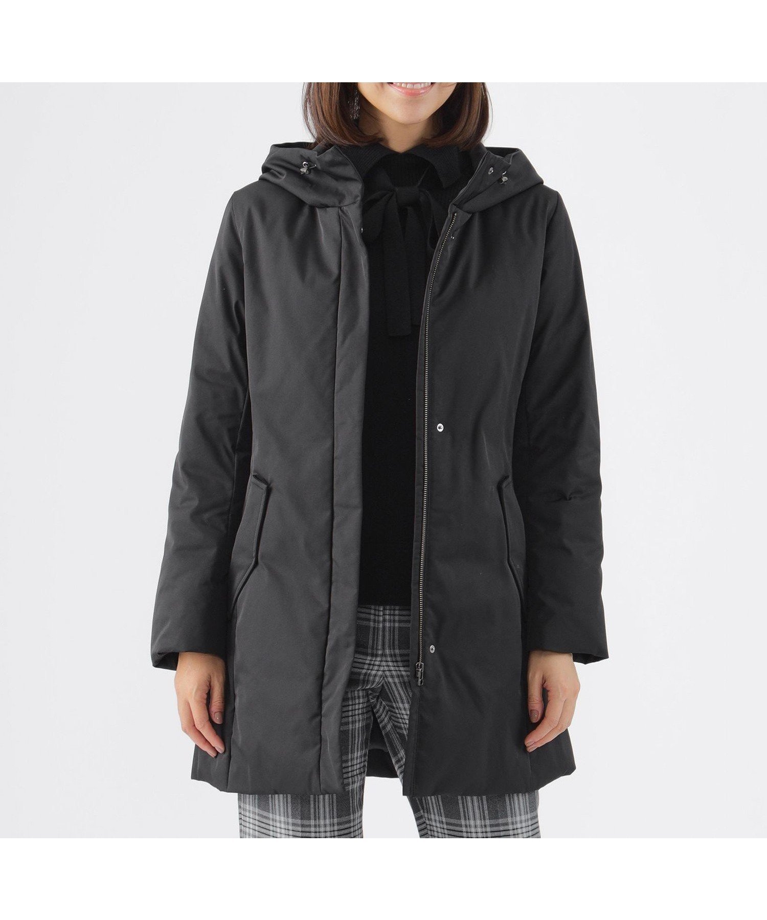 【トランスワーク/TRANS WORK】のナチュラルストレッチツイルダウンコート インテリア・キッズ・メンズ・レディースファッション・服の通販 founy(ファニー) 　ファッション　Fashion　レディースファッション　Fashion for Women　アウター　Coat / Outerwear Collection　コート・ロングコート・ピーコート　Long Coats, Peacoats & More　ダウンジャケット・軽量ダウン　Warm & Lightweight Down Jackets　ストレッチ　Stretch, Stretchy Fabric　ダウン　Down, Puffer　ツイル　Twist, Twisted Detail　冬　Winter / This Winter　抗菌　Antibacterial, Bacteria-Resistant　秋　Autumn　ブラック|ID: prp329100004685140 ipo3291000000033834402