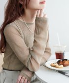 【ディスコート/Discoat】の【新色追加!/WEB限定】ラメシアーT 人気、トレンドファッション・服の通販 founy(ファニー) ファッション Fashion レディースファッション Fashion for Women トレンド Trend, Trending Now ベーシック Basic, Essential ワンポイント One Point, Statement Accent thumbnail グレージュ|ID: prp329100004685142 ipo3291000000033834419