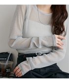 【ディスコート/Discoat】の【新色追加!/WEB限定】ラメシアーT 人気、トレンドファッション・服の通販 founy(ファニー) ファッション Fashion レディースファッション Fashion for Women トレンド Trend, Trending Now ベーシック Basic, Essential ワンポイント One Point, Statement Accent thumbnail ライトグレー|ID: prp329100004685142 ipo3291000000033834427