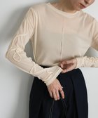 【セレクトモカ/SELECT MOCA】のコード刺繍スリーブトップス 人気、トレンドファッション・服の通販 founy(ファニー) ファッション Fashion レディースファッション Fashion for Women トップス・カットソー Cut & Sew Tops おすすめ Recommended / Our Picks コンパクト Compact, Small Size ベスト Vest, Waistcoat ラウンド Round, Round Neck 結婚式 Wedding thumbnail アイボリー-120|ID: prp329100004685144 ipo3291000000033834431