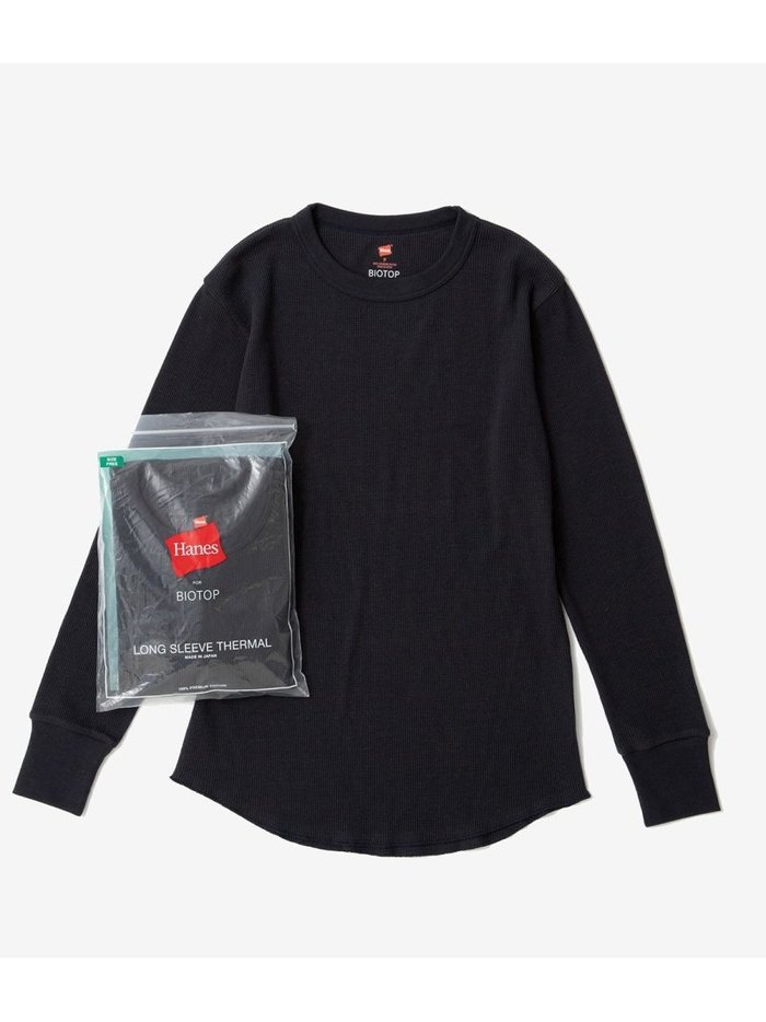 【アダム エ ロペ/ADAM ET ROPE'】の【Hanes for BIOTOP】LONG SLEEVE THERMAL インテリア・キッズ・メンズ・レディースファッション・服の通販 founy(ファニー) https://founy.com/ ファッション Fashion レディースファッション Fashion for Women トップス・カットソー Cut & Sew Tops アンダー Underwear Essentials インナー Innerwear サーマル Thermal, Waffle Knit 定番 Standard, Basic Item 人気 Popular, Best Seller パターン Pattern, Design Print ベーシック Basic, Essential ボトム Bottoms, Lower Wear 別注 Limited Edition, Custom Order メンズ Men's, Menswear ラウンド Round, Round Neck 日本製 Made In Japan |ID: prp329100004685161 ipo3291000000033834542