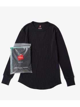【アダム エ ロペ/ADAM ET ROPE'】の【Hanes for BIOTOP】LONG SLEEVE THERMAL 人気、トレンドファッション・服の通販 founy(ファニー) ファッション Fashion レディースファッション Fashion for Women トップス・カットソー Cut & Sew Tops アンダー Underwear Essentials インナー Innerwear サーマル Thermal, Waffle Knit 定番 Standard, Basic Item 人気 Popular, Best Seller パターン Pattern, Design Print ベーシック Basic, Essential ボトム Bottoms, Lower Wear 別注 Limited Edition, Custom Order メンズ Men's, Menswear ラウンド Round, Round Neck 日本製 Made In Japan |ID:prp329100004685161