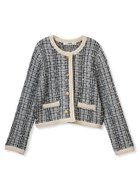 【ファーファー/FURFUR】の【限定カラー】ツイードニットジャケット 人気、トレンドファッション・服の通販 founy(ファニー) ファッション Fashion レディースファッション Fashion for Women アウター Coat / Outerwear Collection レディースジャケット・軽アウター Jackets おすすめ Recommended / Our Picks デニム Denim, Jeans Material フロント Front, Front Design エレガント 上品 Elegant thumbnail GRY[006]|ID: prp329100004685176 ipo3291000000033834672