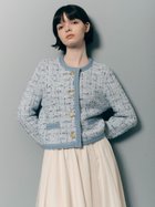 【ファーファー/FURFUR】の【限定カラー】ツイードニットジャケット 人気、トレンドファッション・服の通販 founy(ファニー) ファッション Fashion レディースファッション Fashion for Women アウター Coat / Outerwear Collection レディースジャケット・軽アウター Jackets おすすめ Recommended / Our Picks デニム Denim, Jeans Material フロント Front, Front Design エレガント 上品 Elegant thumbnail SAX[083]|ID: prp329100004685176 ipo3291000000033834674