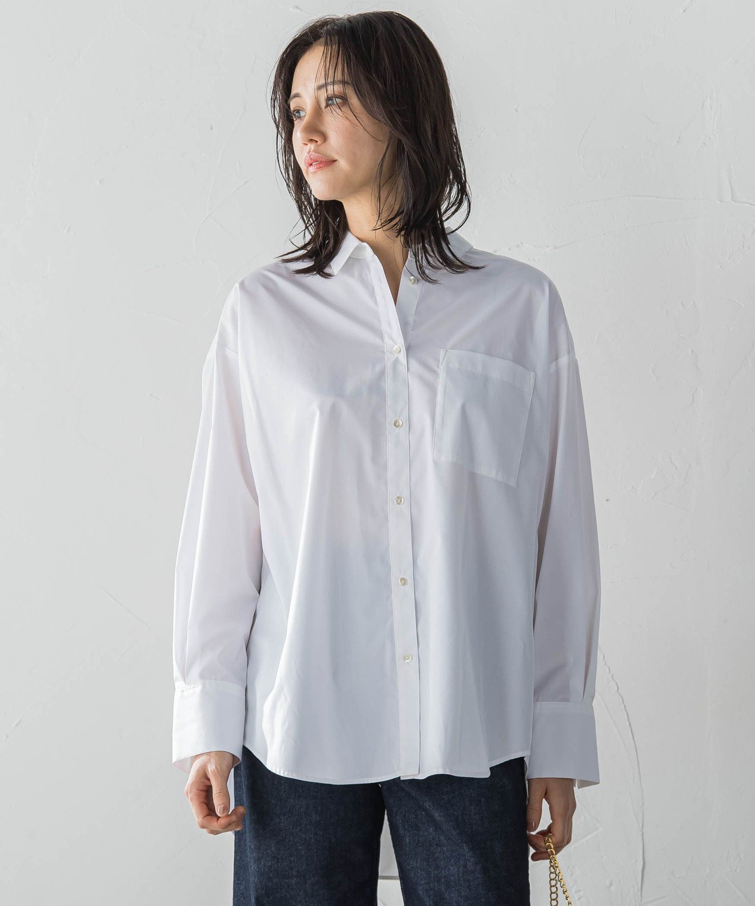 【ロートレ アモン/LAUTRE AMONT】のリラックスフィットシャツ≪洗濯機で洗える≫ 人気、トレンドファッション・服の通販 founy(ファニー) 　ファッション　Fashion　レディースファッション　Fashion for Women　トップス・カットソー　Cut & Sew Tops　シャツ・ブラウス・オフィスカジュアル　Elegant Blouses & Button-Ups　2025年　2025　2025春夏・S/S　Spring/Summer 2025 SS25　おすすめ　Recommended / Our Picks　タイプライター　Typewriter Fabric, Crisp Cotton　エレガント 上品　Elegant　夏　Summer　春　Spring　S/S・春夏　SS, Spring/Summer, Warm Season　洗える　Machine Washable　無地　Plain, Solid Color　ビジネス 仕事 通勤　Business / Work / Commuting　長袖　Long Sleeve, Full Sleeve　 other-1|ID: prp329100004685179 ipo3291000000033834697