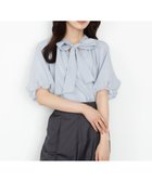 【プロポーション ボディドレッシング/PROPORTION BODY DRESSING】のバルーンスリーブリボンブラウス 人気、トレンドファッション・服の通販 founy(ファニー) ファッション Fashion レディースファッション Fashion for Women トップス・カットソー Cut & Sew Tops シャツ・ブラウス・オフィスカジュアル Elegant Blouses & Button-Ups シアー Sheer, See-Through スリーブ Sleeve, Long Sleeve / Short Sleeve バルーン Balloon, Balloon Silhouette リボン Ribbon, Bow thumbnail ブルー|ID: prp329100004685184 ipo3291000000033902997