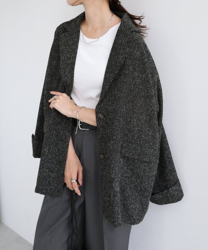 【アンドミー/andme】のサマー ツイード テーラード ジャケット インテリア・キッズ・メンズ・レディースファッション・服の通販 founy(ファニー) https://founy.com/ ファッション Fashion レディースファッション Fashion for Women アウター Coat / Outerwear Collection レディースジャケット・軽アウター Jackets テーラードジャケット / 通勤・きれいめスタイル Tailored Jackets & Blazers おすすめ Recommended / Our Picks カーディガン Cardigan, Knitwear サマー Summer, Summer Style ショルダー Shoulder, Shoulder Strap ジャケット Jacket, Outerwear ツイード Twill, Twill Weave テーラード Tailored, Tailored Fit ドロップ Drop Shoulder, Dropped Style フォーマル Formal, Dressy ポケット Pocket, Pocket Detail ミックス Mix, Mixed Style リラックス Relax, Relaxed Fit ロング Long, Long-Length エレガント 上品 Elegant |ID: prp329100004685201 ipo3291000000033834846
