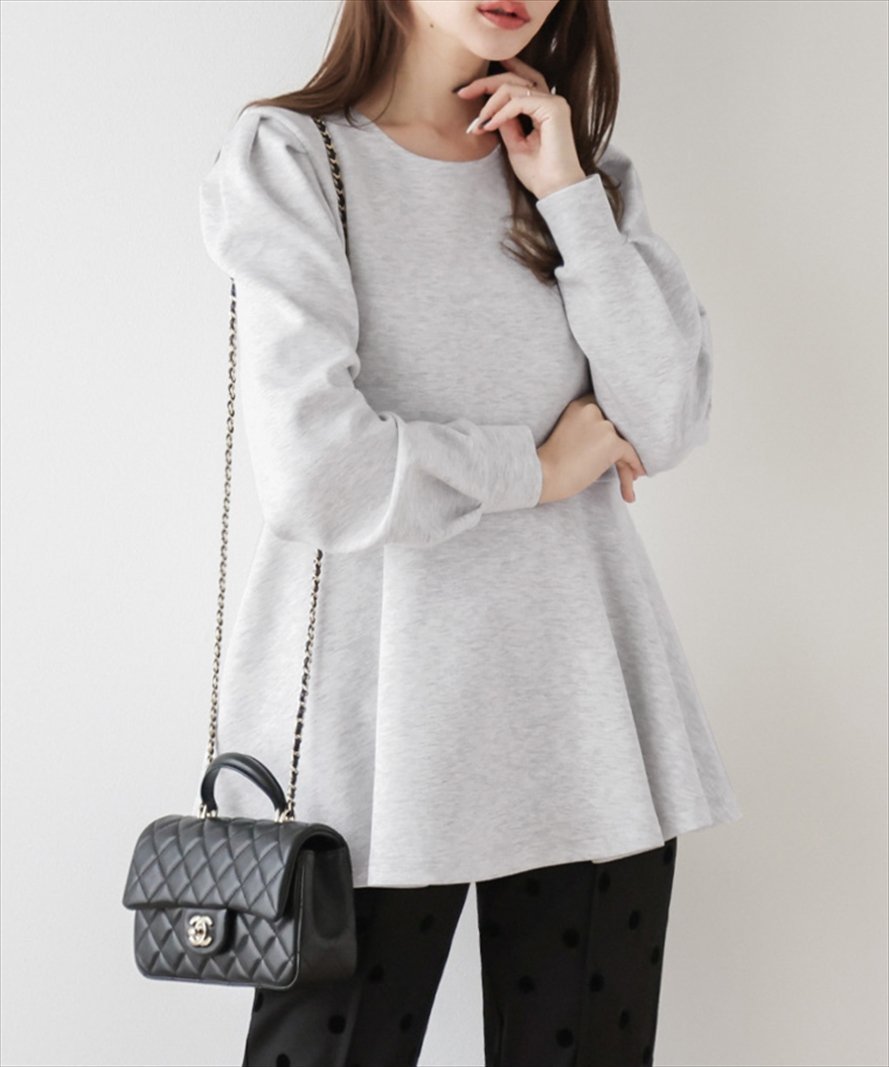 【ラジュール/Lajour】の日本製ペプラムトップス 人気、トレンドファッション・服の通販 founy(ファニー) 　ファッション　Fashion　レディースファッション　Fashion for Women　トップス・カットソー　Cut & Sew Tops　フレア　Flare, Flared　ペプラム　Peplum, Flared Hem　エレガント 上品　Elegant　日本製　Made In Japan　 other-1|ID: prp329100004685204 ipo3291000000035046478