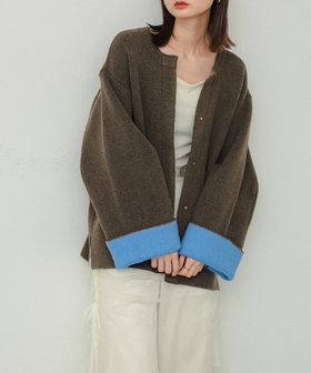 【センスオブプレイス/SENSE OF PLACE by URBAN RESEARCH】のバイカラーニットコート 人気、トレンドファッション・服の通販 founy(ファニー) ファッション Fashion レディースファッション Fashion for Women アウター Coat / Outerwear Collection コート・ロングコート・ピーコート Long Coats, Peacoats & More 2024年 2024 2024-2025秋冬・A/W Autumn/Winter 2024–25 AW24–25 冬 Winter / This Winter おすすめ Recommended / Our Picks デニム Denim, Jeans Material バランス Balance, Style Balance フォルム Silhouette, Form 人気 Popular, Best Seller A/W・秋冬 Autumn/Winter |ID:prp329100004685210