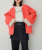 【センスオブプレイス/SENSE OF PLACE by URBAN RESEARCH】のバイカラーニットコート 人気、トレンドファッション・服の通販 founy(ファニー) ファッション Fashion レディースファッション Fashion for Women アウター Coat / Outerwear Collection コート・ロングコート・ピーコート Long Coats, Peacoats & More 2024年 2024 2024-2025秋冬・A/W Autumn/Winter 2024–25 AW24–25 冬 Winter / This Winter おすすめ Recommended / Our Picks デニム Denim, Jeans Material バランス Balance, Style Balance フォルム Silhouette, Form 人気 Popular, Best Seller A/W・秋冬 Autumn/Winter thumbnail RED×GRE|ID: prp329100004685210 ipo3291000000033834895