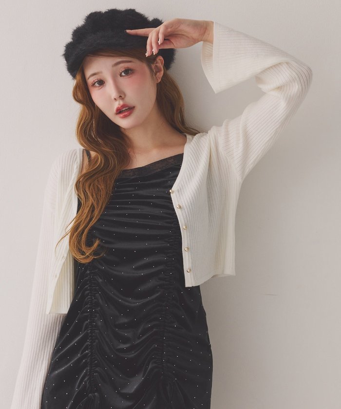 【ナイスクラップ/NICE CLAUP】のベル袖リブカーデ インテリア・キッズ・メンズ・レディースファッション・服の通販 founy(ファニー) https://founy.com/ ファッション Fashion レディースファッション Fashion for Women トップス・カットソー Cut & Sew Tops 2025年 2025 2025-2026秋冬・A/W Autumn/Winter 2025–26 AW25–26 おすすめ Recommended / Our Picks カーゴパンツ Cargo Pants, Utility Pants クロップド Cropped, Short Length ダウン Down, Puffer デニム Denim, Jeans Material フェミニン Feminine, Girly フレア Flare, Flared ベーシック Basic, Essential ボトム Bottoms, Lower Wear マーメイド Mermaid, Fishtail Silhouette ロング Long, Long-Length 羽織 Haori, Light Jacket |ID: prp329100004685216 ipo3291000000033834927