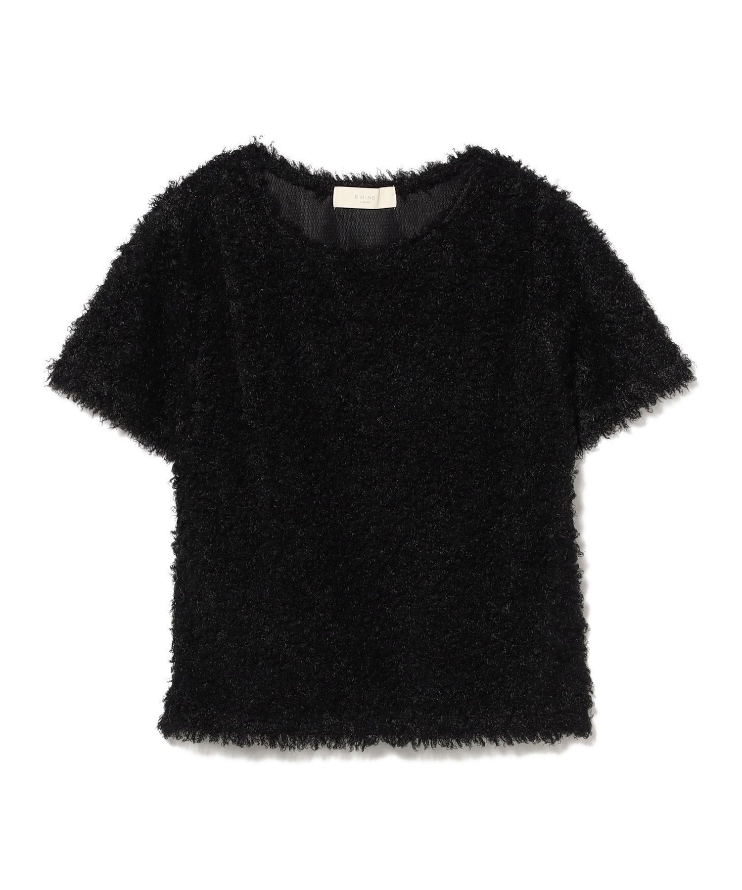 【ビーミングライフストアバイビームス/B:MING LIFE STORE by BEAMS】の【手洗いOK】カール シャギー Tシャツ インテリア・キッズ・メンズ・レディースファッション・服の通販 founy(ファニー) 　ファッション　Fashion　レディースファッション　Fashion for Women　トップス・カットソー　Cut & Sew Tops　シャツ・ブラウス・オフィスカジュアル　Elegant Blouses & Button-Ups　ロングTシャツ・Tシャツ　Longline T-Shirts & Tees　インナー　Innerwear　秋　Autumn　カットソー　Cut and Sewn Top　シンプル　Simple, Minimal　ジャケット　Jacket, Outerwear　スニーカー　Sneakers, Trainers　スリット　Slit, Slit Detail　デニム　Denim, Jeans Material　フィット　Fit, Slim Fit　半袖　Short Sleeve, Half Sleeve　おすすめ　Recommended / Our Picks　夏　Summer　BLACK|ID: prp329100004685253 ipo3291000000033835145