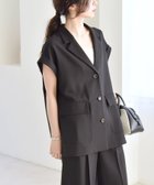 【シップス フォー ウィメン/SHIPS】のquaranciel ウーステッド フレンチスリーブ テーラード ジレ ジャケット 人気、トレンドファッション・服の通販 founy(ファニー) ファッション Fashion レディースファッション Fashion for Women アウター Coat / Outerwear Collection レディースジャケット・軽アウター Jackets 2025年 2025 2025春夏・S/S Spring/Summer 2025 SS25 おすすめ Recommended / Our Picks インナー Innerwear ショート Short, Short Length ジャケット Jacket, Outerwear スリーブ Sleeve, Long Sleeve / Short Sleeve タンク Tank Top, Sleeveless Top ダウン Down, Puffer テーラード Tailored, Tailored Fit フレンチ French, French Style フロント Front, Front Design ポケット Pocket, Pocket Detail 洗える Machine Washable thumbnail ブラック|ID: prp329100004685260 ipo3291000000033835187