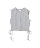 【ビームス ハート/BEAMS HEART】のサイドリボン ノースリーブ スウェット 人気、トレンドファッション・服の通販 founy(ファニー) ファッション Fashion レディースファッション Fashion for Women トップス・カットソー Cut & Sew Tops キャミソール&ノースリーブ Camisoles & Sleeveless Tops レディースパーカー・カジュアルフーディー Casual Hoodies & Sweatshirts スウェット・クルーネックトップス Sweatshirts & Crewnecks / Relaxed Fit Sweat Tops おすすめ Recommended / Our Picks カットソー Cut and Sewn Top コンパクト Compact, Small Size スウェット / スエット Sweatshirt, Sweatwear デニム Denim, Jeans Material ノースリーブ Sleeveless, No-Sleeve フィット Fit, Slim Fit リボン Ribbon, Bow ワイド Wide, Wide Fit thumbnail TOP GREY|ID: prp329100004685285 ipo3291000000033835321