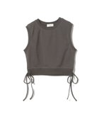 【ビームス ハート/BEAMS HEART】のサイドリボン ノースリーブ スウェット 人気、トレンドファッション・服の通販 founy(ファニー) ファッション Fashion レディースファッション Fashion for Women トップス・カットソー Cut & Sew Tops キャミソール&ノースリーブ Camisoles & Sleeveless Tops レディースパーカー・カジュアルフーディー Casual Hoodies & Sweatshirts スウェット・クルーネックトップス Sweatshirts & Crewnecks / Relaxed Fit Sweat Tops おすすめ Recommended / Our Picks カットソー Cut and Sewn Top コンパクト Compact, Small Size スウェット / スエット Sweatshirt, Sweatwear デニム Denim, Jeans Material ノースリーブ Sleeveless, No-Sleeve フィット Fit, Slim Fit リボン Ribbon, Bow ワイド Wide, Wide Fit thumbnail CHARCOAL|ID: prp329100004685285 ipo3291000000033835322