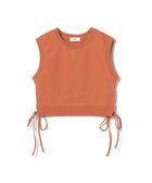 【ビームス ハート/BEAMS HEART】のサイドリボン ノースリーブ スウェット 人気、トレンドファッション・服の通販 founy(ファニー) ファッション Fashion レディースファッション Fashion for Women トップス・カットソー Cut & Sew Tops キャミソール&ノースリーブ Camisoles & Sleeveless Tops レディースパーカー・カジュアルフーディー Casual Hoodies & Sweatshirts スウェット・クルーネックトップス Sweatshirts & Crewnecks / Relaxed Fit Sweat Tops おすすめ Recommended / Our Picks カットソー Cut and Sewn Top コンパクト Compact, Small Size スウェット / スエット Sweatshirt, Sweatwear デニム Denim, Jeans Material ノースリーブ Sleeveless, No-Sleeve フィット Fit, Slim Fit リボン Ribbon, Bow ワイド Wide, Wide Fit thumbnail ORANGE|ID: prp329100004685285 ipo3291000000033835323