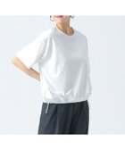 【ビームス ハート/BEAMS HEART】の【洗濯機洗い可】異素材 ドロスト プルオーバー 25SS 半袖 トップス ドローコード OFF WHITE|ID: prp329100004685287 ipo3291000000033835329