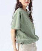 【ビームス ハート/BEAMS HEART】の【洗濯機洗い可】異素材 ドロスト プルオーバー 25SS 半袖 トップス ドローコード LIGHT OLIVE|ID: prp329100004685287 ipo3291000000033997261