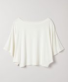 【ジーナシス/JEANASiS】のケープスリーブモダールTEE 人気、トレンドファッション・服の通販 founy(ファニー) ファッション Fashion レディースファッション Fashion for Women とろみ Fluid, Flowy Fabric コンパクト Compact, Small Size シンプル Simple, Minimal スリーブ Sleeve, Long Sleeve / Short Sleeve ボトム Bottoms, Lower Wear 半袖 Short Sleeve, Half Sleeve 夏 Summer thumbnail オフホワイト|ID: prp329100004685325 ipo3291000000033835482