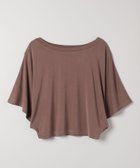 【ジーナシス/JEANASiS】のケープスリーブモダールTEE 人気、トレンドファッション・服の通販 founy(ファニー) ファッション Fashion レディースファッション Fashion for Women とろみ Fluid, Flowy Fabric コンパクト Compact, Small Size シンプル Simple, Minimal スリーブ Sleeve, Long Sleeve / Short Sleeve ボトム Bottoms, Lower Wear 半袖 Short Sleeve, Half Sleeve 夏 Summer thumbnail ブラウン|ID: prp329100004685325 ipo3291000000033835486