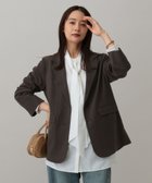 【グローバルワーク/GLOBAL WORK】のMATINEE LINE/ツイルストレッチ/シングルテーラードジャケット/583769 ブラウンチェック59|ID: prp329100004685339 ipo3291000000033835540