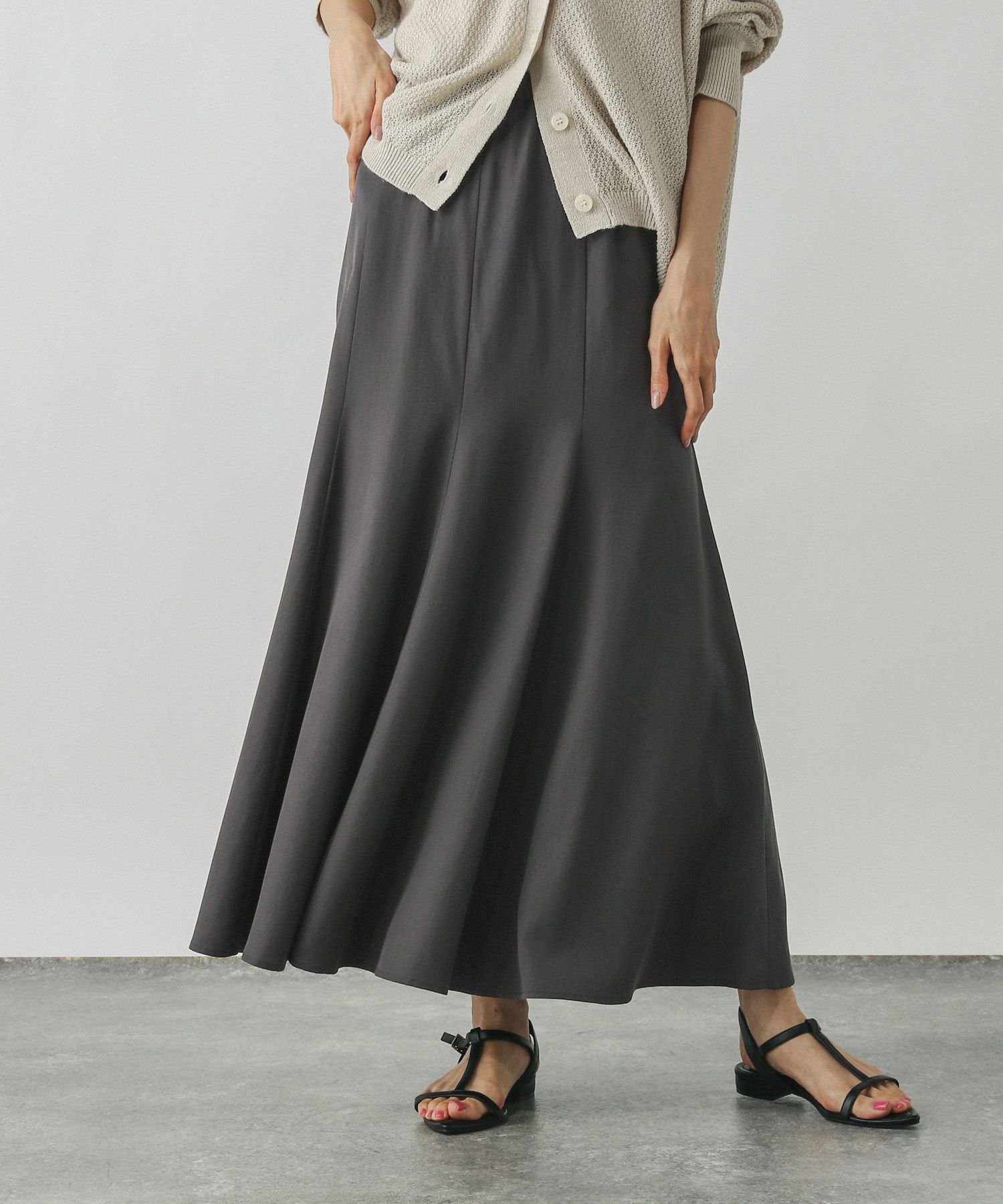 【グローバルワーク/GLOBAL WORK】のシルクライクフレアスカート/575212 インテリア・キッズ・メンズ・レディースファッション・服の通販 founy(ファニー) 　ファッション　Fashion　レディースファッション　Fashion for Women　スカート　Skirts　Aライン・フレアスカート　A-Line & Flared Skirts　トレンド　Trend, Trending Now　ピーチ　Peach, Soft Touch　フレア　Flare, Flared　ロング　Long, Long-Length　ワイド　Wide, Wide Fit　楽ちん　Easy Fit, Comfortable　スミクロ18|ID: prp329100004685344 ipo3291000000034598448