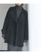 【アニュアンス/anuans】のリバーウールミドルトレンチコート 人気、トレンドファッション・服の通販 founy(ファニー) ファッション Fashion レディースファッション Fashion for Women アウター Coat / Outerwear Collection コート・ロングコート・ピーコート Long Coats, Peacoats & More トレンチコート / 春秋の定番アウター Trench Coats なめらか Smooth, Silky Texture キュプラ Cupro, Eco Fabric シルク Silk, 100% Silk バランス Balance, Style Balance ボトム Bottoms, Lower Wear ミドル Middle Length, Mid Height 定番 Standard, Basic Item thumbnail CHARCOAL GREY|ID: prp329100004685358 ipo3291000000033835618